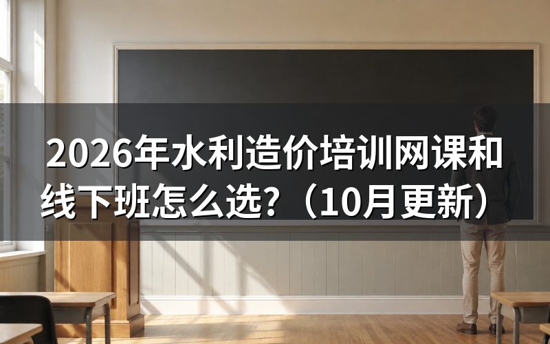 全国水电工程造价培训班怎么选