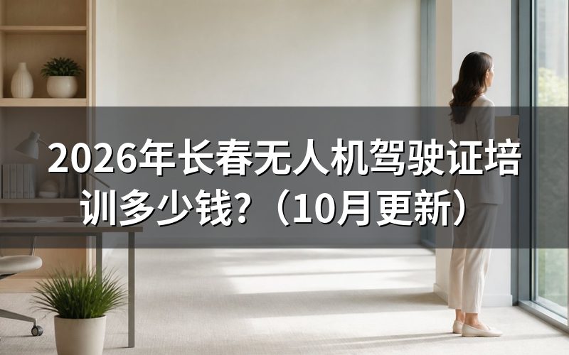 长春无人机培训怎么核对费用？
