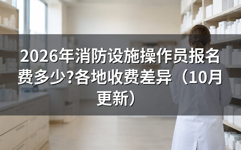 消防安全证怎么考才涉及费用