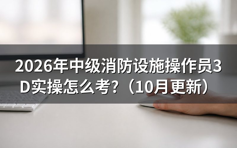 消防设施操作员报考条件怎么查