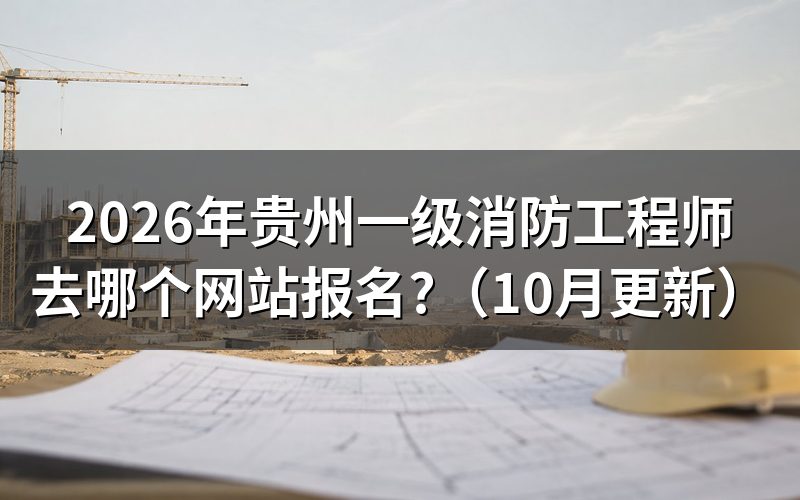 贵州消防工程师报考在哪操作?