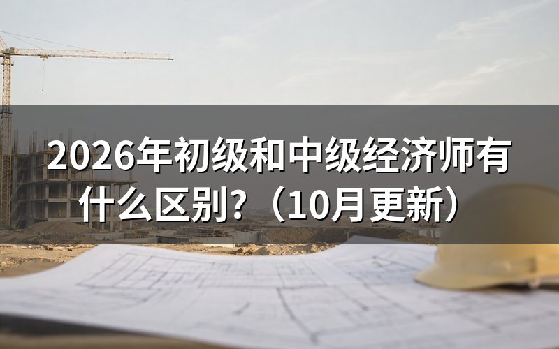 经济师可以直接考中级吗