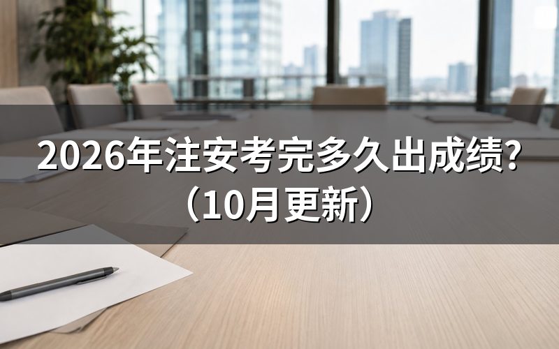 注册安全工程师成绩如何查询？