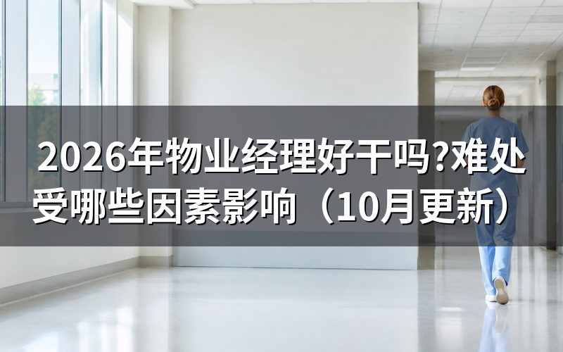 物业经理证书怎么考？