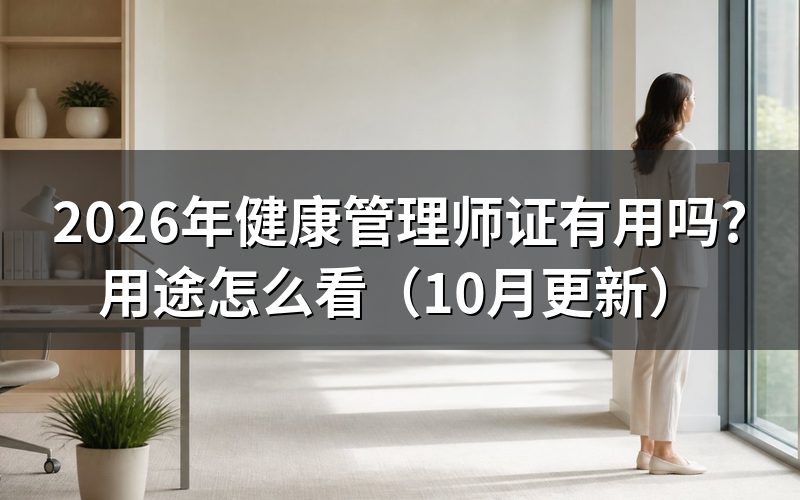 健康管理师的就业方向有哪些?
