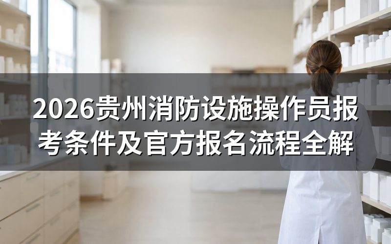 消防设施操作员报考条件与申报要求