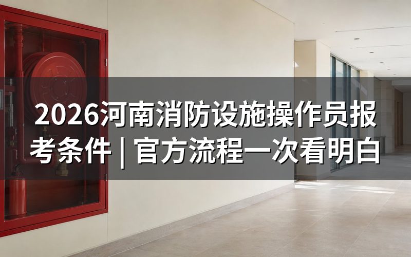 消防设施操作员证是什么?含金量高吗?
