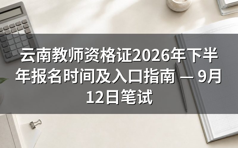 报名入口与关键时间节点