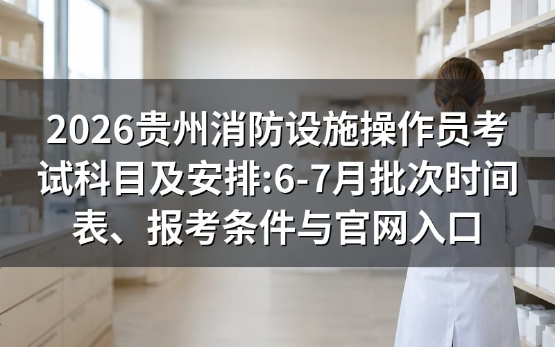 消防设施操作员证是什么?消防设施操作员到底做什么