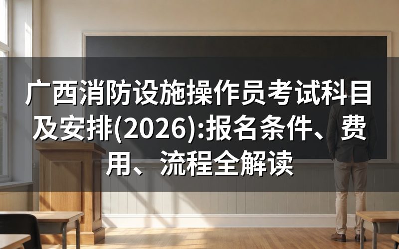 消防设施操作员证是什么?官网在哪查
