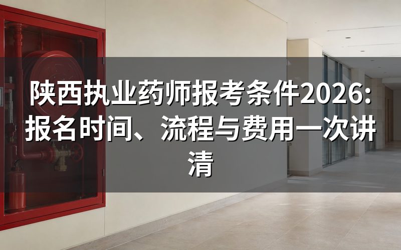 陕西执业药师报考条件和要求有哪些