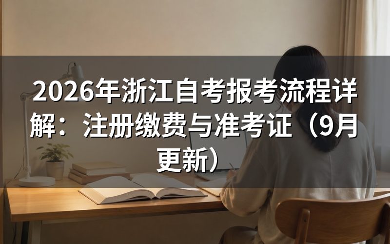 报考流程怎么完成注册缴费