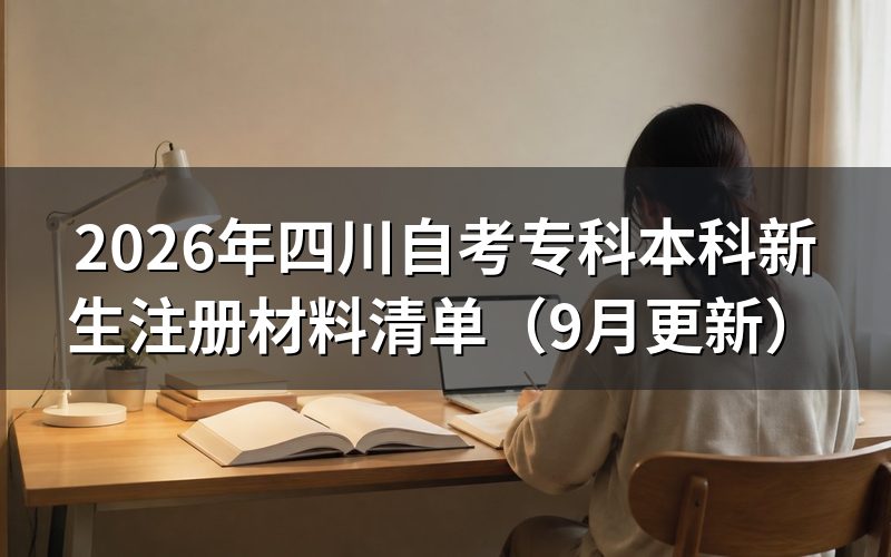 专科本科新生注册材料怎么准备