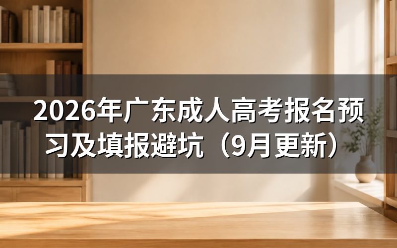 广东成人高考报名预习要准备哪些材料