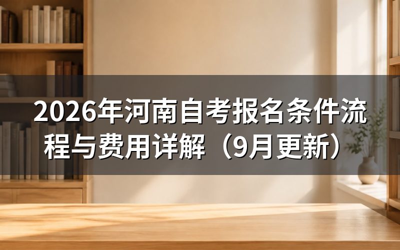 报名条件流程与费用怎么安排