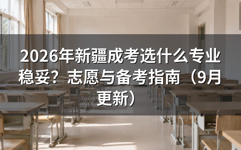 选什么专业稳妥