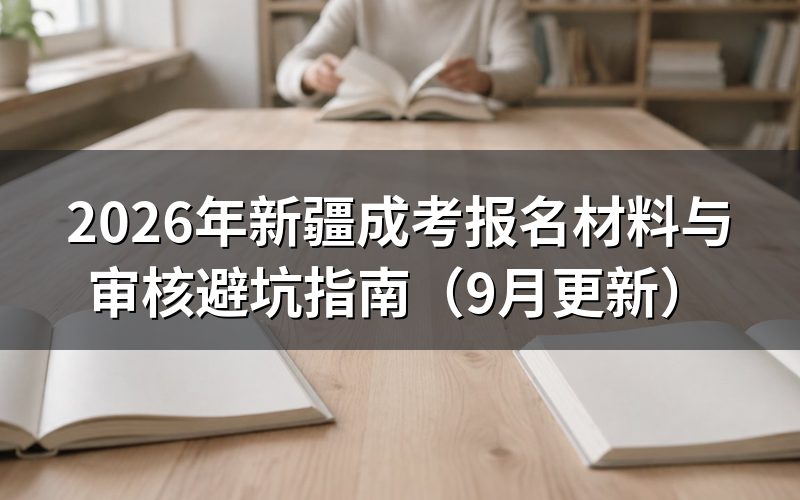 报名材料与审核避坑怎么做