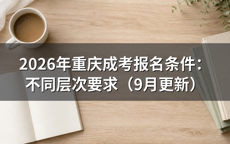 报名条件对学历有什么要求
