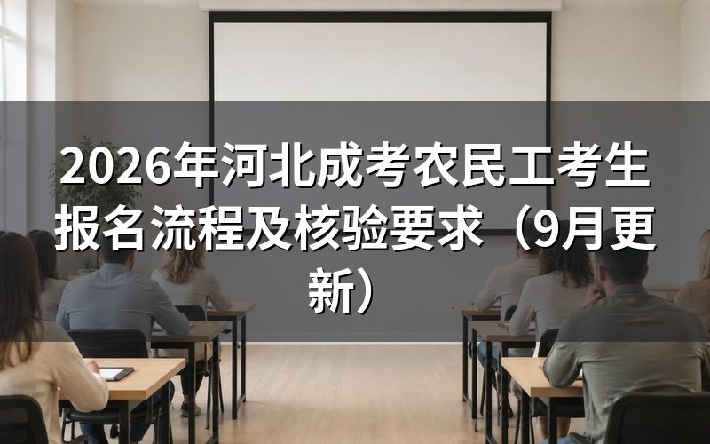 农民工考生报名怎么注册