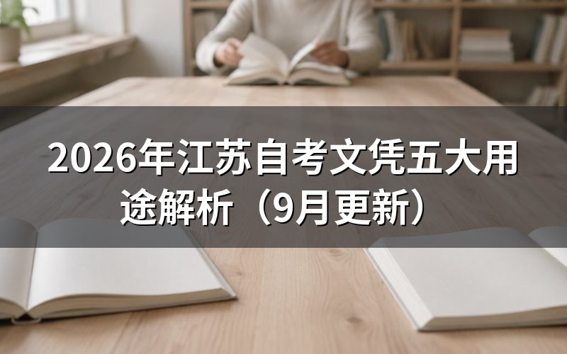 文凭有哪些用途
