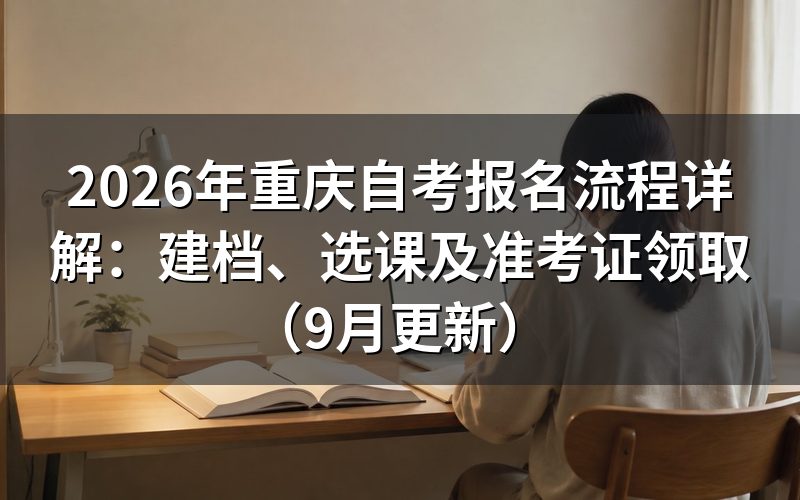 报名流程详解怎么完成建档