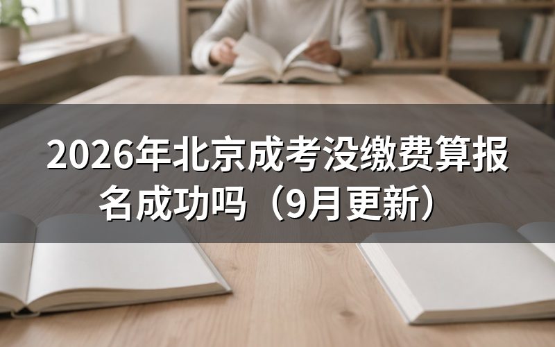 没缴费算报名成功吗
