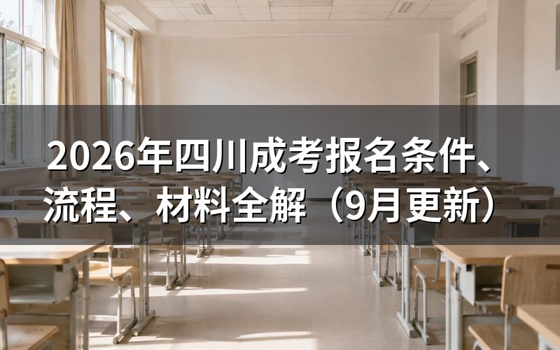 报名条件、流程和材料怎么核对