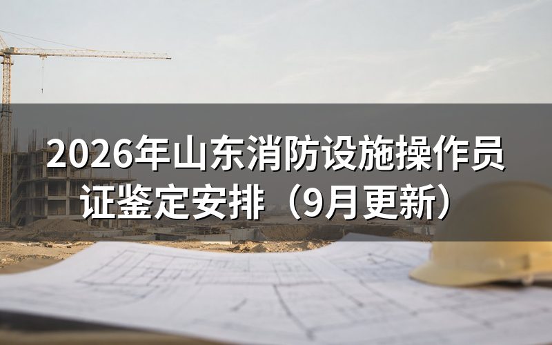 山东消防设施操作员证报名材料怎么准备