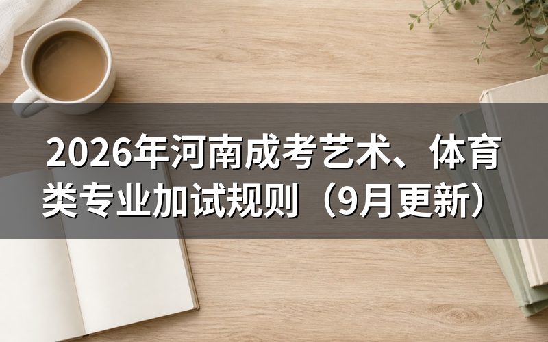 艺术、体育类专业加试怎么参加