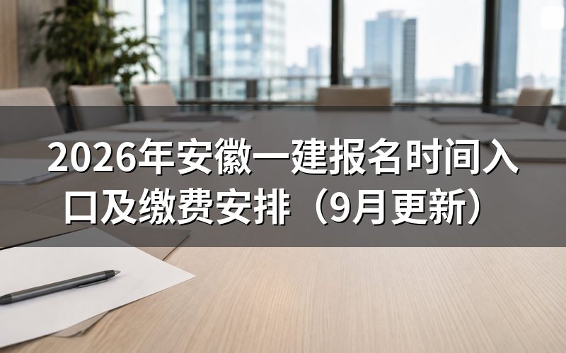 安徽一建报名在哪个网站填、注册要过哪几关