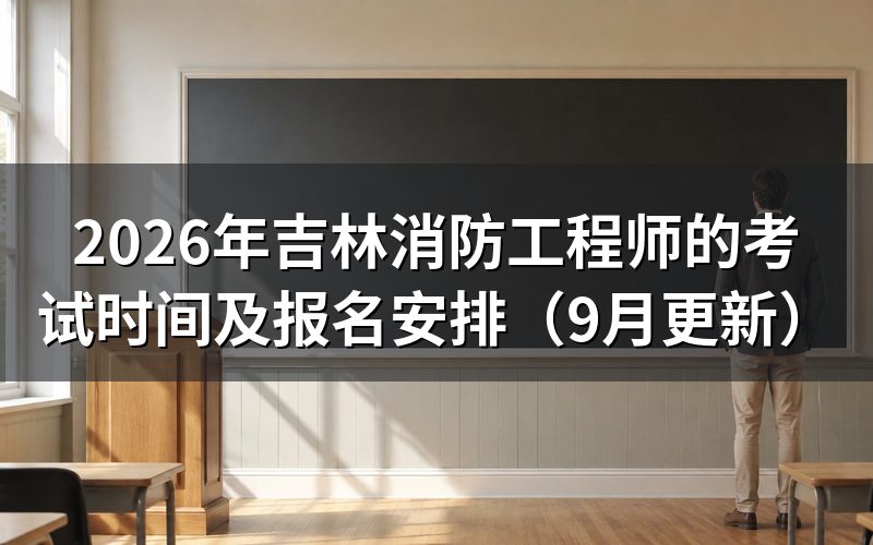吉林消防工程师的考试时间之外,报名到缴费各环节卡在哪几天