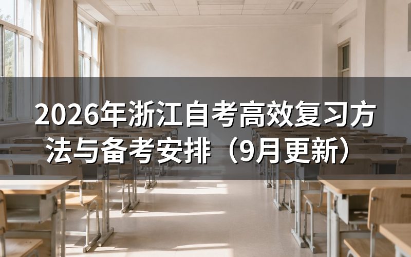 高效复习方法怎么安排