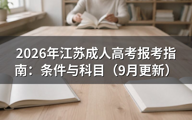 江苏成人高考报考指南中的报名条件怎么核对