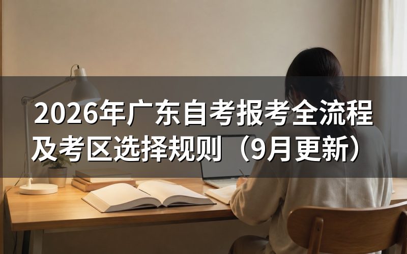 报考全流程怎么办理