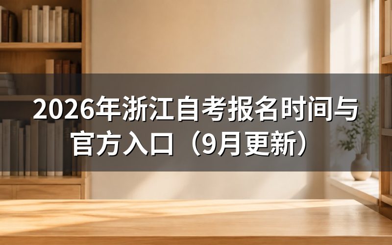 报名时间与官方入口怎么查