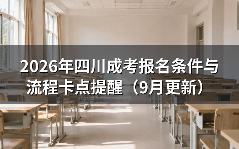 报名条件怎么自查