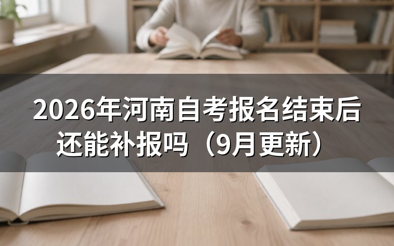 报名结束后还能补报吗