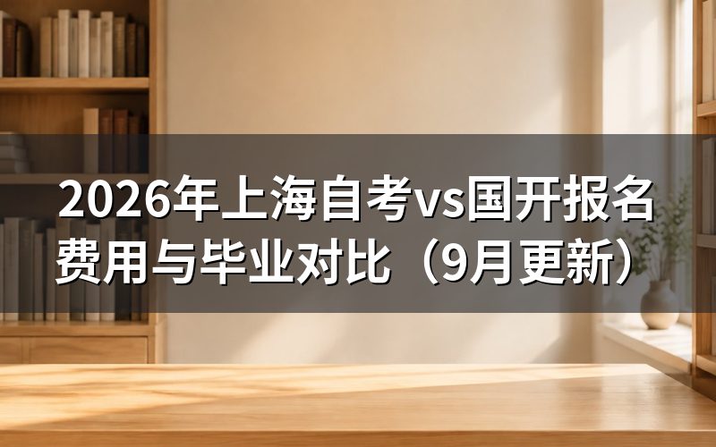 vs国开报名条件和办理方式有什么不同