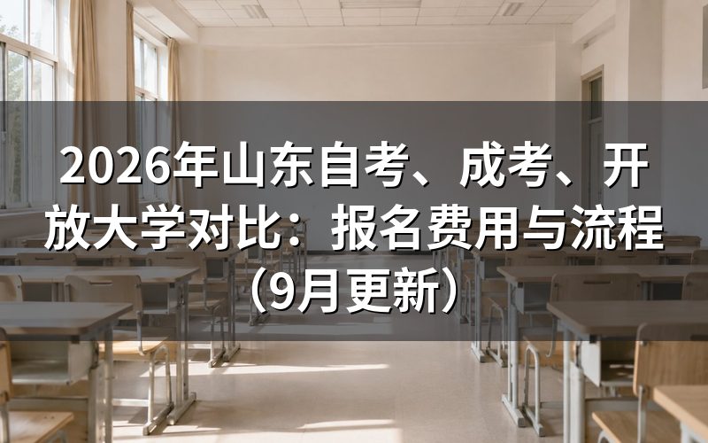 、成考、开放大学对比时怎么核对报名条件