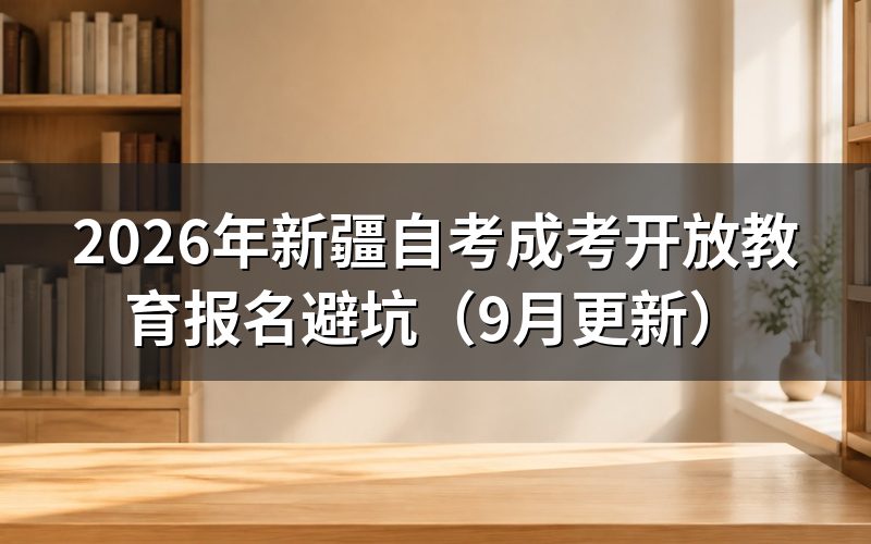 新疆学历提升报名避坑怎么做