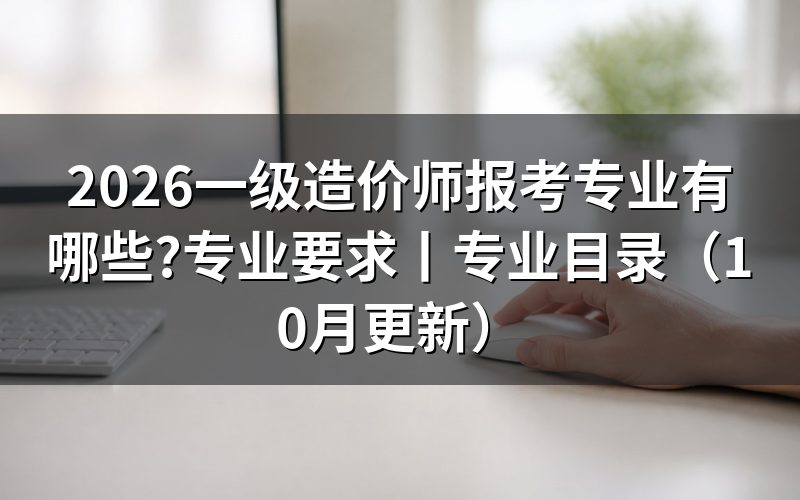 一级造价师报考专业有哪些,先看毕业证上的专业名称那一行