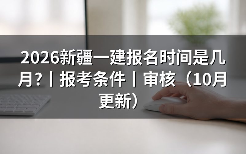 新疆一级建造师报名时间，看报名表能不能打开