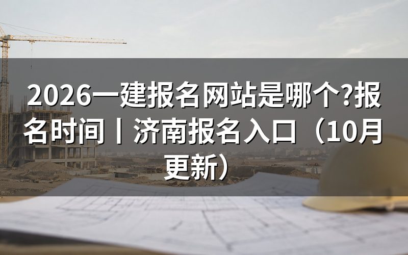 一建报名网站,先看平台首页的报名入口那一栏