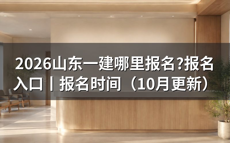 山东一建报名入口,先看报名平台上的注册信息那一页