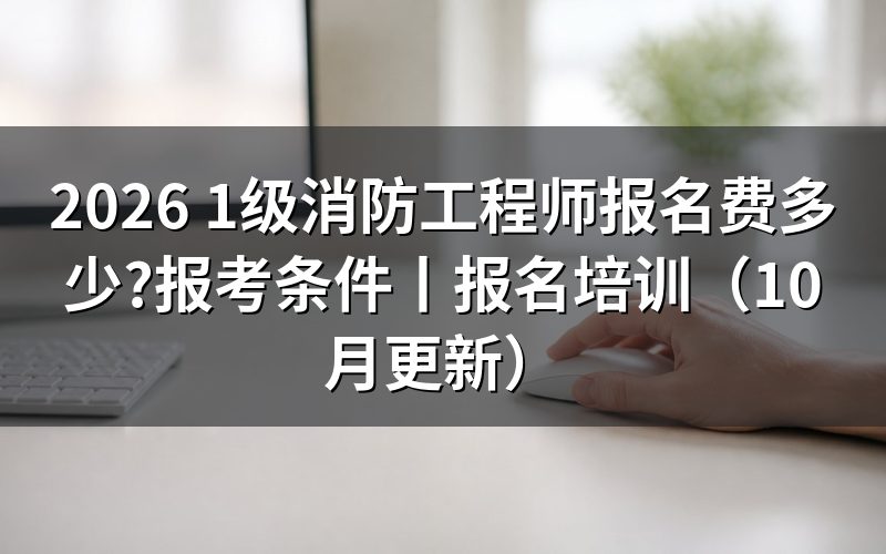 一级消防工程师报名费用,按科次算在缴费页上