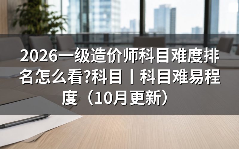 一级造价师科目,先照准考证上的四行看