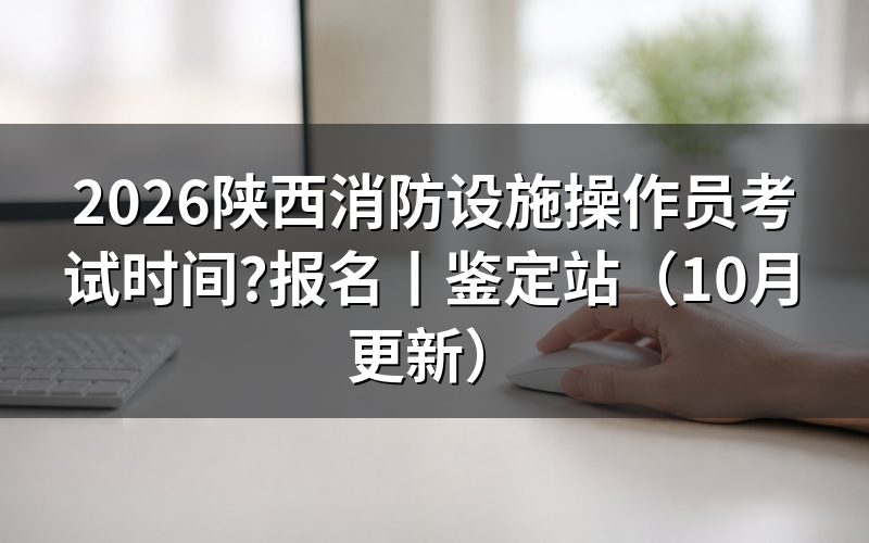 陕西消防设施操作员考试,先把准考证上的两段时间分开看
