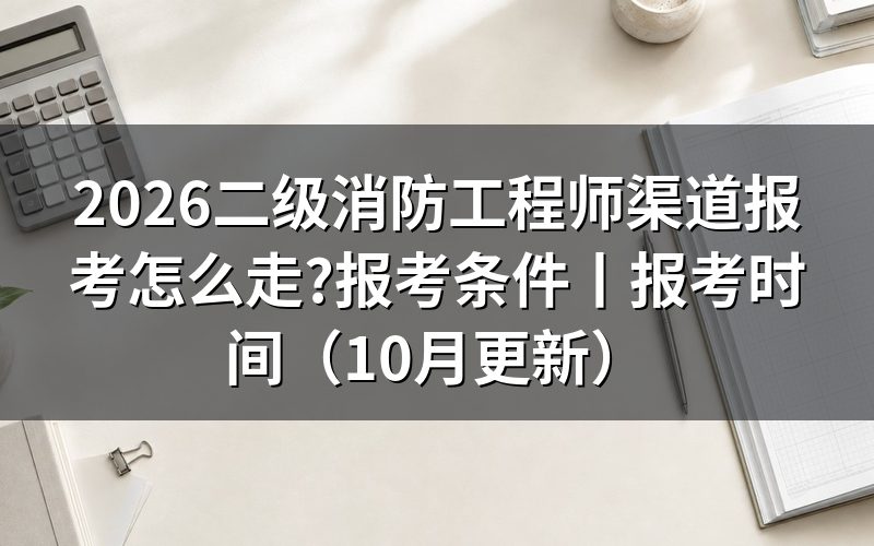 二级消防工程师报考条件,先翻本省考务文件那一页