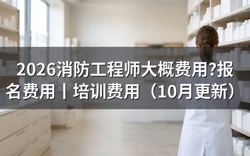 一级消防工程师报名费用,看报名表上的科目勾选栏