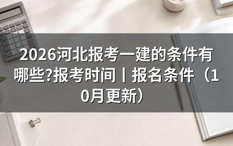河北省一建报考需要什么条件,先对报名表上的学历栏